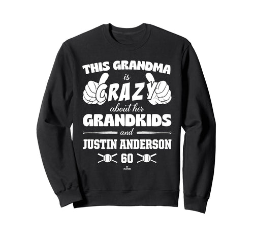 Grandma Crazy Justin Anderson Sweatshirt - Minimalist Print Men Women - T-Shirt, Sweatshirt, Hoodie