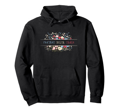 Womens Foxtrot Tango Delta Boho Hoodie - Casual Everyday Wear for Adults - T-Shirt, Sweatshirt, Hoodie