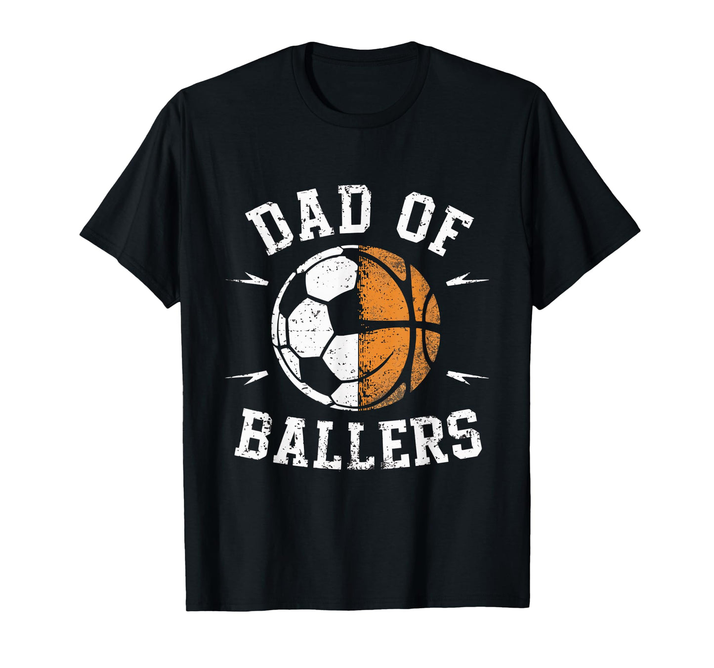 Dad Ballers Basketball Soccer Ball T-Shirt - Novelty Apparel Men Women - T-Shirt, Sweatshirt, Hoodie