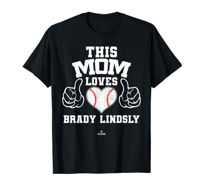 This Mom Loves Brady Lindsly T-Shirt - Custom Art Print for Adults - T-Shirt, Sweatshirt, Hoodie