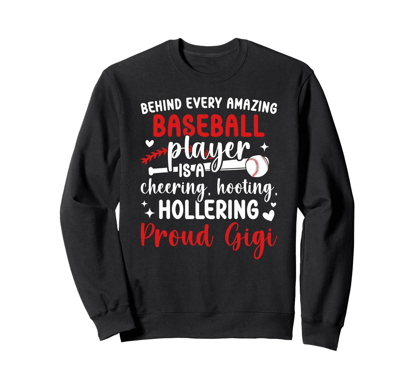 Proud Gigi Baseball Player Gigi Sweatshirt - Custom Art Print for Adults - T-Shirt, Sweatshirt, Hoodie