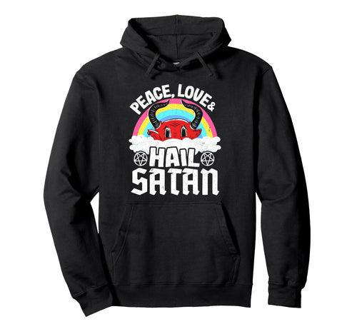Punk Band Death Metal Rainbow Peace Hoodie - Trendy Graphic for Adults - T-Shirt, Sweatshirt, Hoodie
