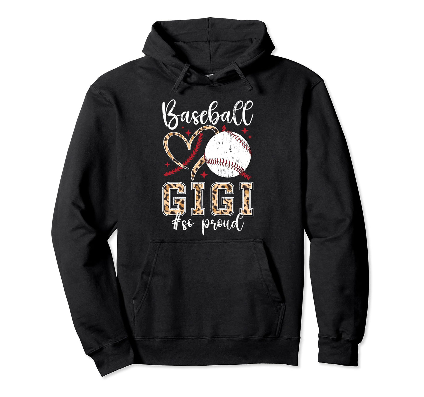 Baseball Gigi So Proud Grandma Gigi Hoodie - Custom Art Print Men Women - T-Shirt, Sweatshirt, Hoodie