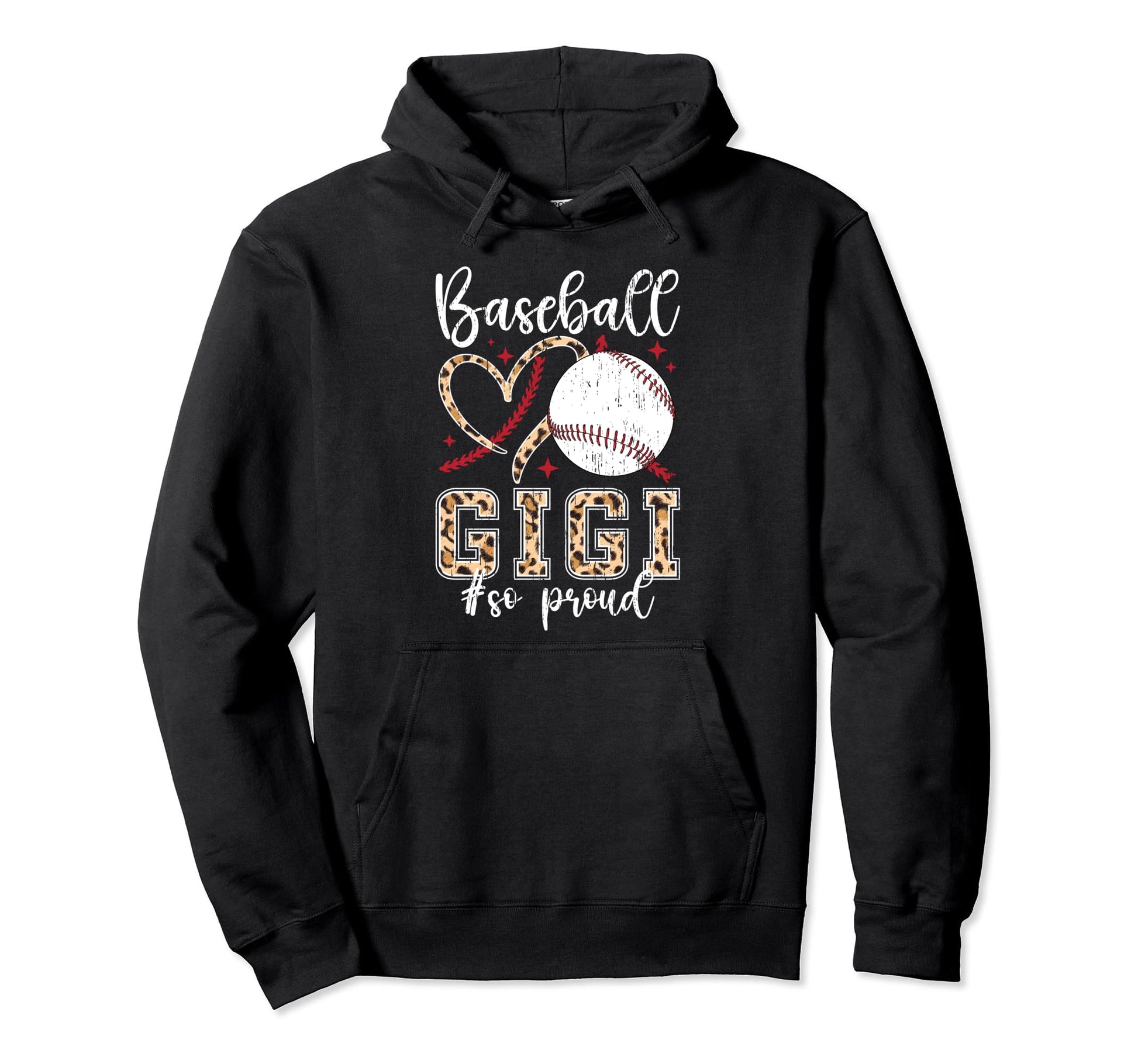 Baseball Gigi So Proud Grandma Gigi Hoodie - Custom Art Print Men Women - T-Shirt, Sweatshirt, Hoodie