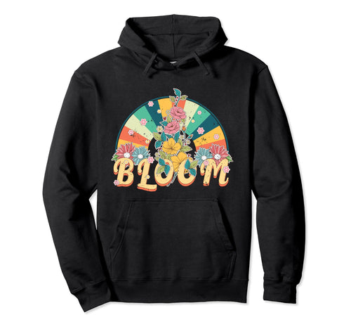 Bloom Flower Power Hippie Boho Hoodie - Novelty Apparel for Adults - T-Shirt, Sweatshirt, Hoodie