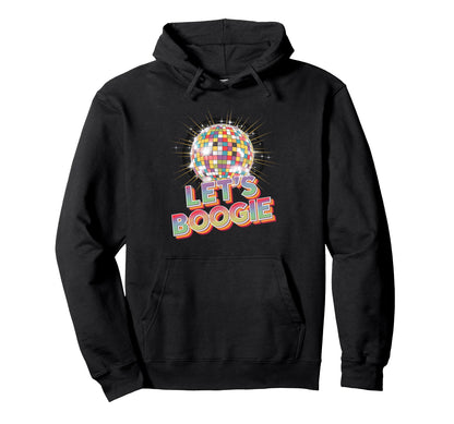 Disco Ball Lets Boogie Fever Hoodie - Custom Art Print for Adults - T-Shirt, Sweatshirt, Hoodie