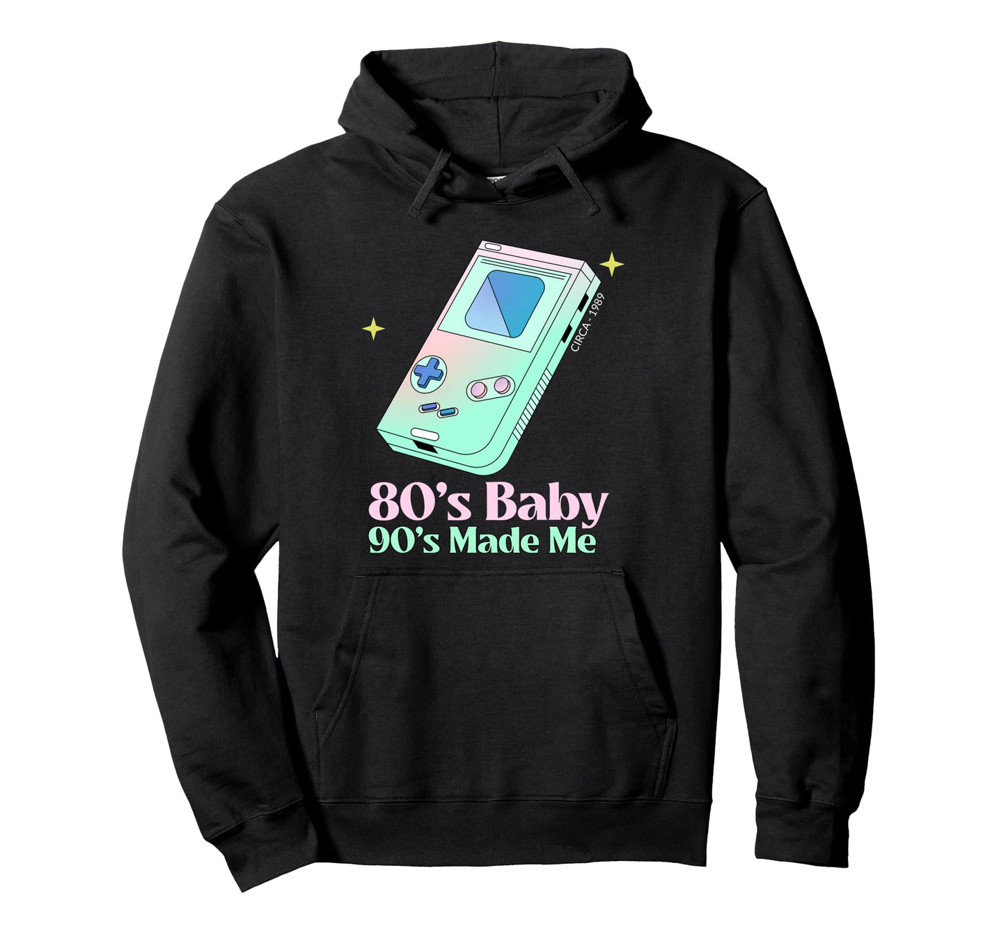80S 90S Made Me Nostalgia Hoodie - Novelty Apparel Unisex - T-Shirt, Sweatshirt, Hoodie