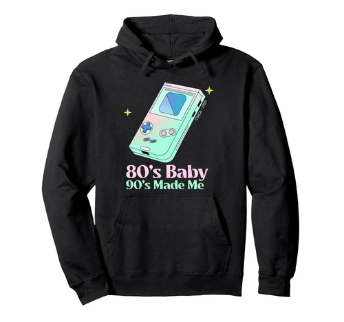 80S 90S Made Me Nostalgia Hoodie - Novelty Apparel Unisex - T-Shirt, Sweatshirt, Hoodie
