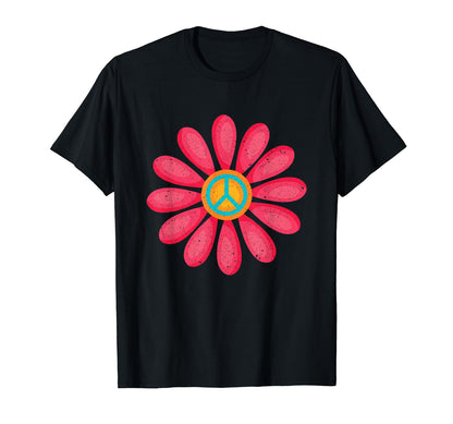 Hippie Peace Sign Joy Love Gift Peace T-Shirt - Novelty Apparel for Adults - T-Shirt, Sweatshirt, Hoodie