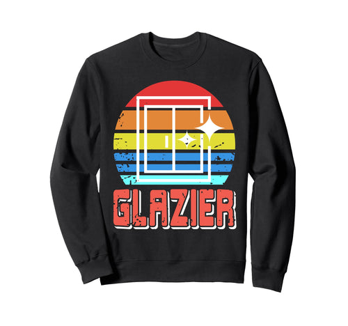 Glazier Sliding Door Worker Sweatshirt - Fun Novelty Design for Adults - T-Shirt, Sweatshirt, Hoodie