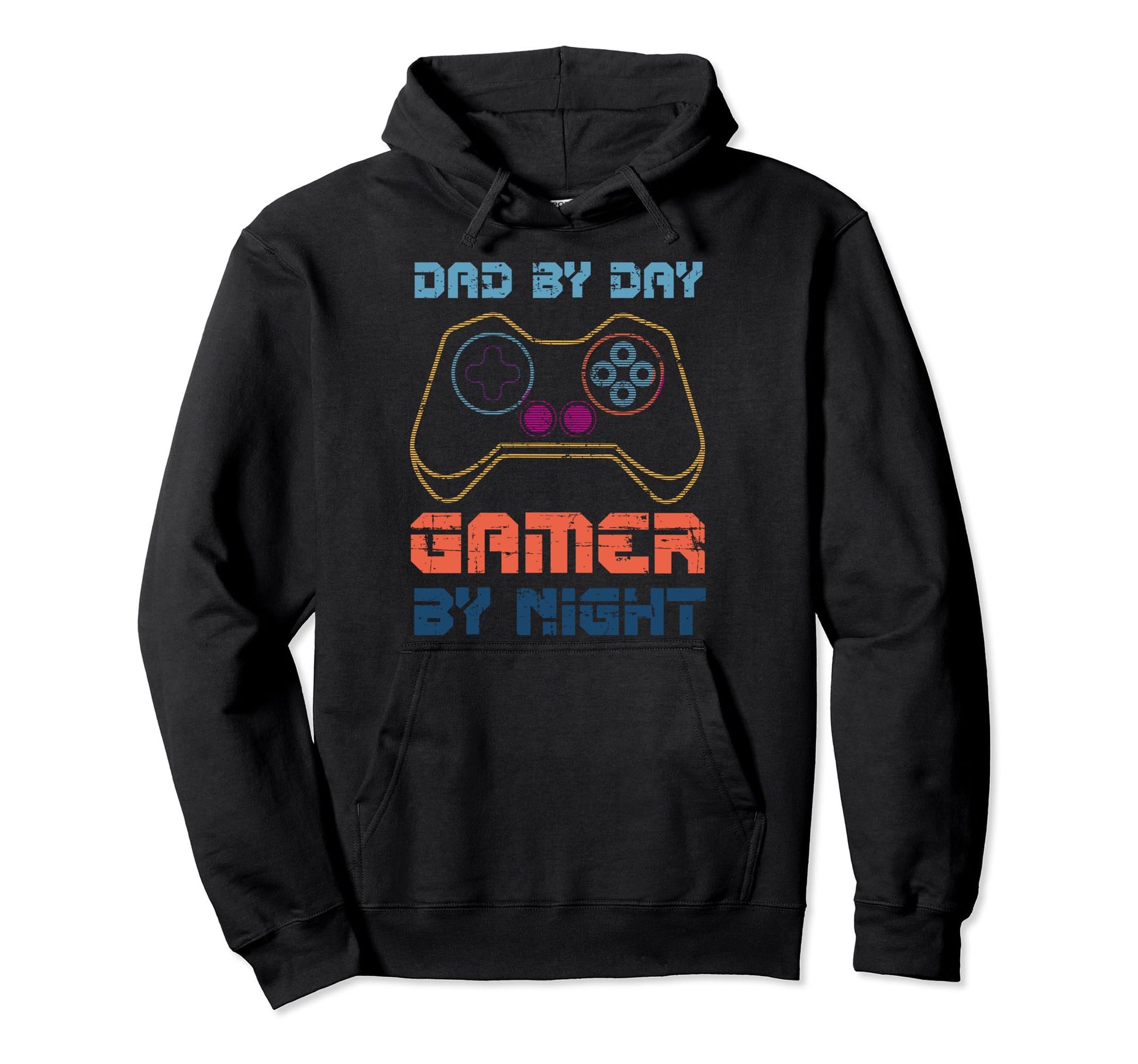 Dad Day Gamer Night Fathers Day Daddy Hoodie - Novelty Apparel Men Women - T-Shirt, Sweatshirt, Hoodie