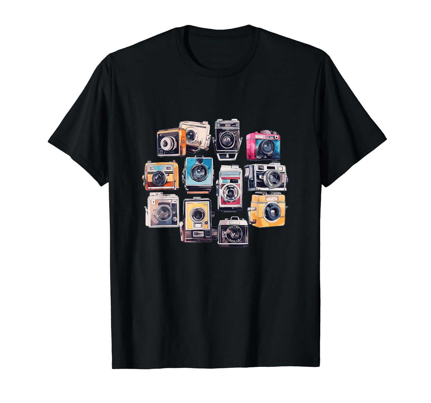 Cameras Photographer Camera Collector T-Shirt - Streetwear Style for Adults - T-Shirt, Sweatshirt, Hoodie
