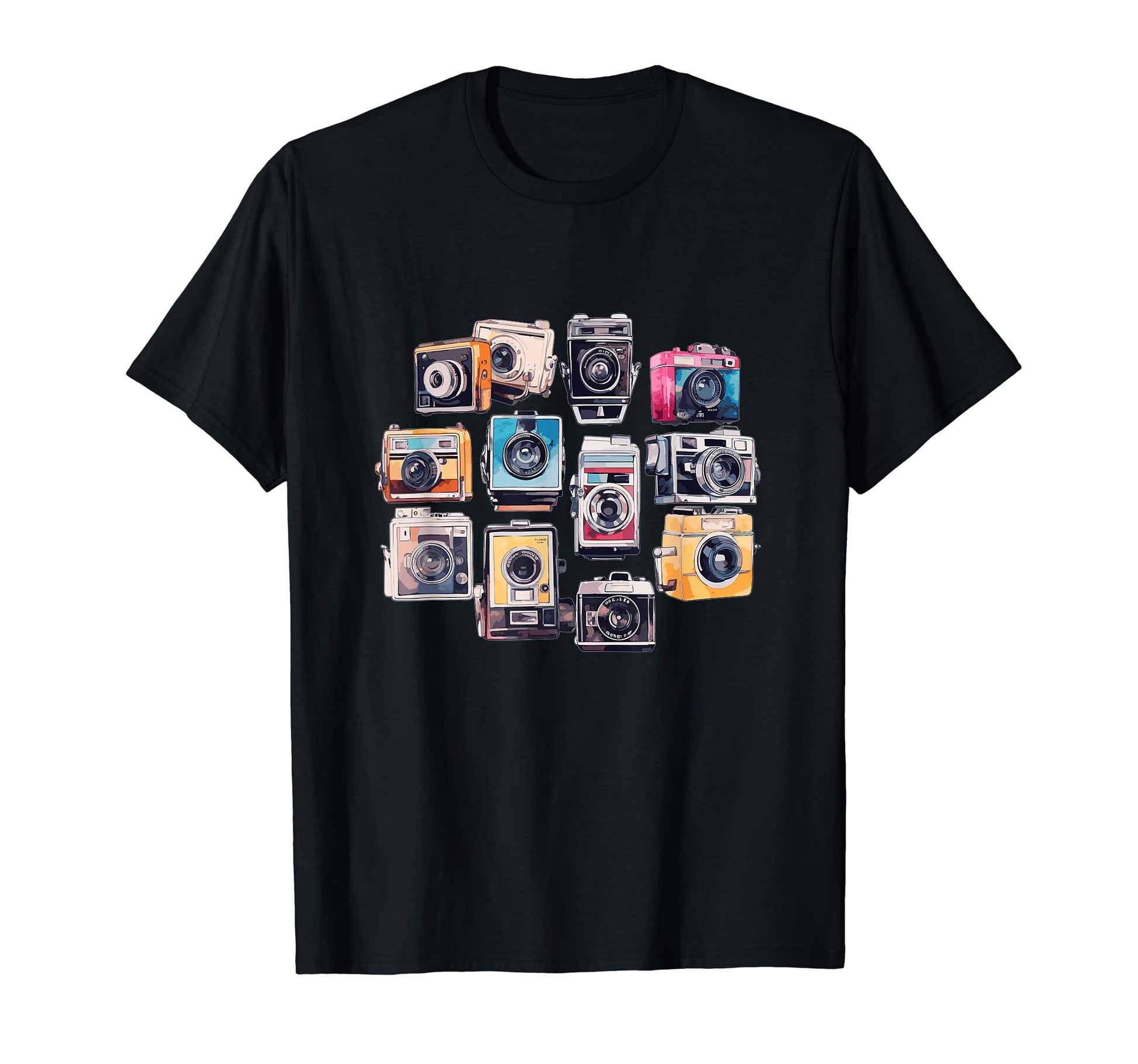 Cameras Photographer Camera Collector T-Shirt - Streetwear Style for Adults - T-Shirt, Sweatshirt, Hoodie