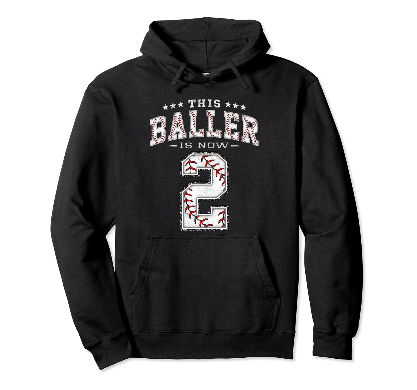 2 Years Old Birthday Baseball Theme Hoodie - Streetwear Style Men Women - T-Shirt, Sweatshirt, Hoodie