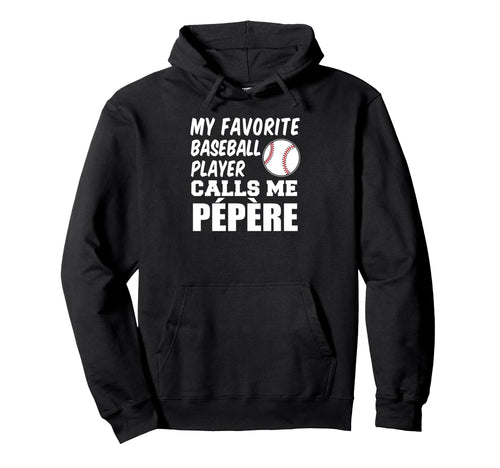 Favorite Baseball Player Calls Me Hoodie - Minimalist Print for Adults - T-Shirt, Sweatshirt, Hoodie