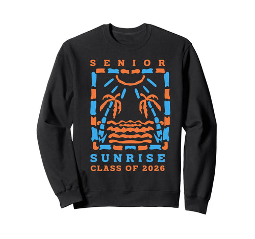 Senior Sunrise 2026 Boho Colorful Sweatshirt - Unique Graphic for Adults - T-Shirt, Sweatshirt, Hoodie