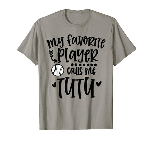 My Favorite Baseball Player Calls Me Tutu T-Shirt - Trendy Graphic Unisex - T-Shirt, Sweatshirt, Hoodie