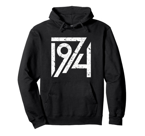 1974 Birthday Grunge Alternative Hoodie - Unique Graphic Men Women - T-Shirt, Sweatshirt, Hoodie