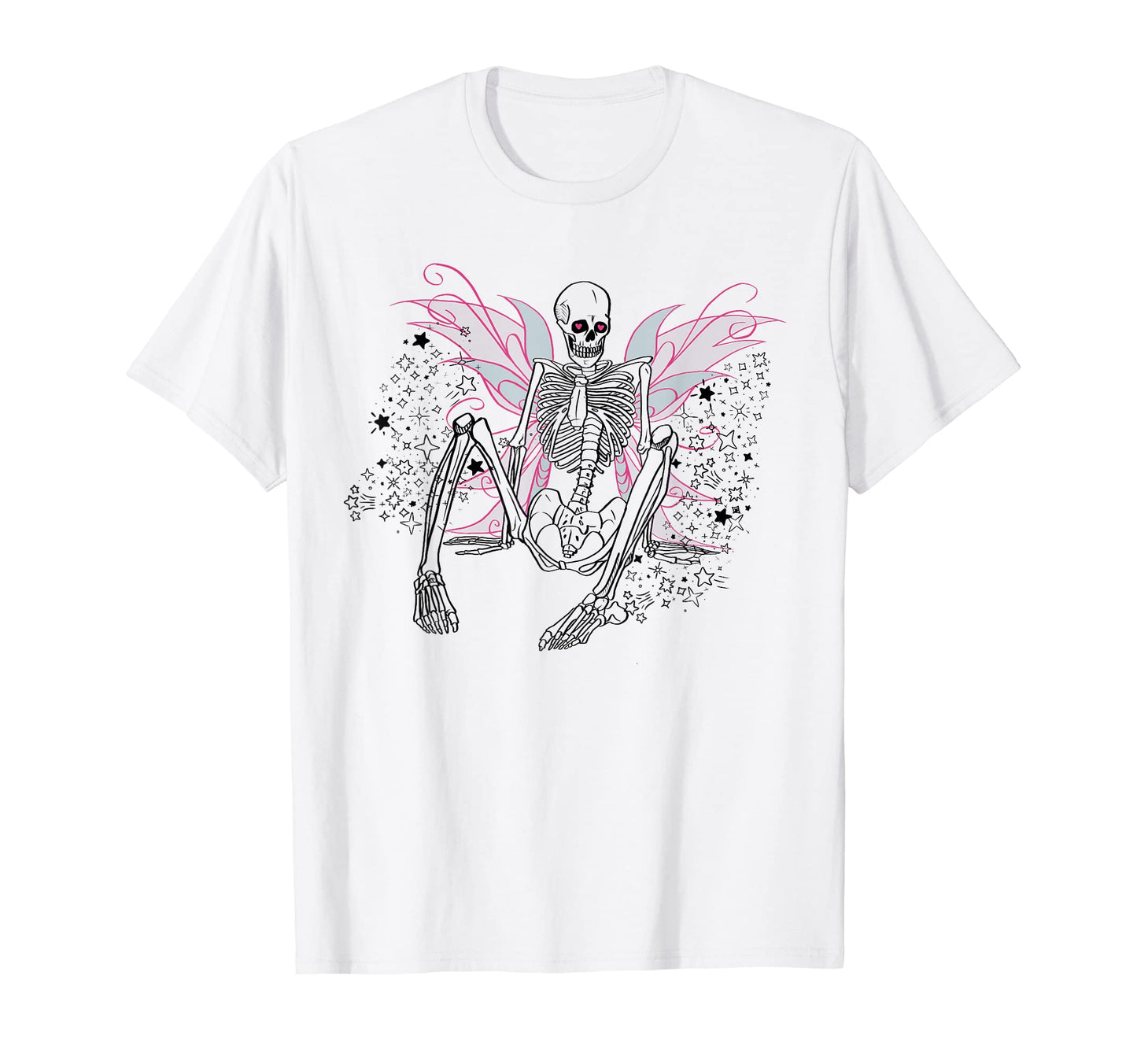 Gothic Skull Fairy Skeleton Y2K T-Shirt - Trendy Graphic Men Women - T-Shirt, Sweatshirt, Hoodie