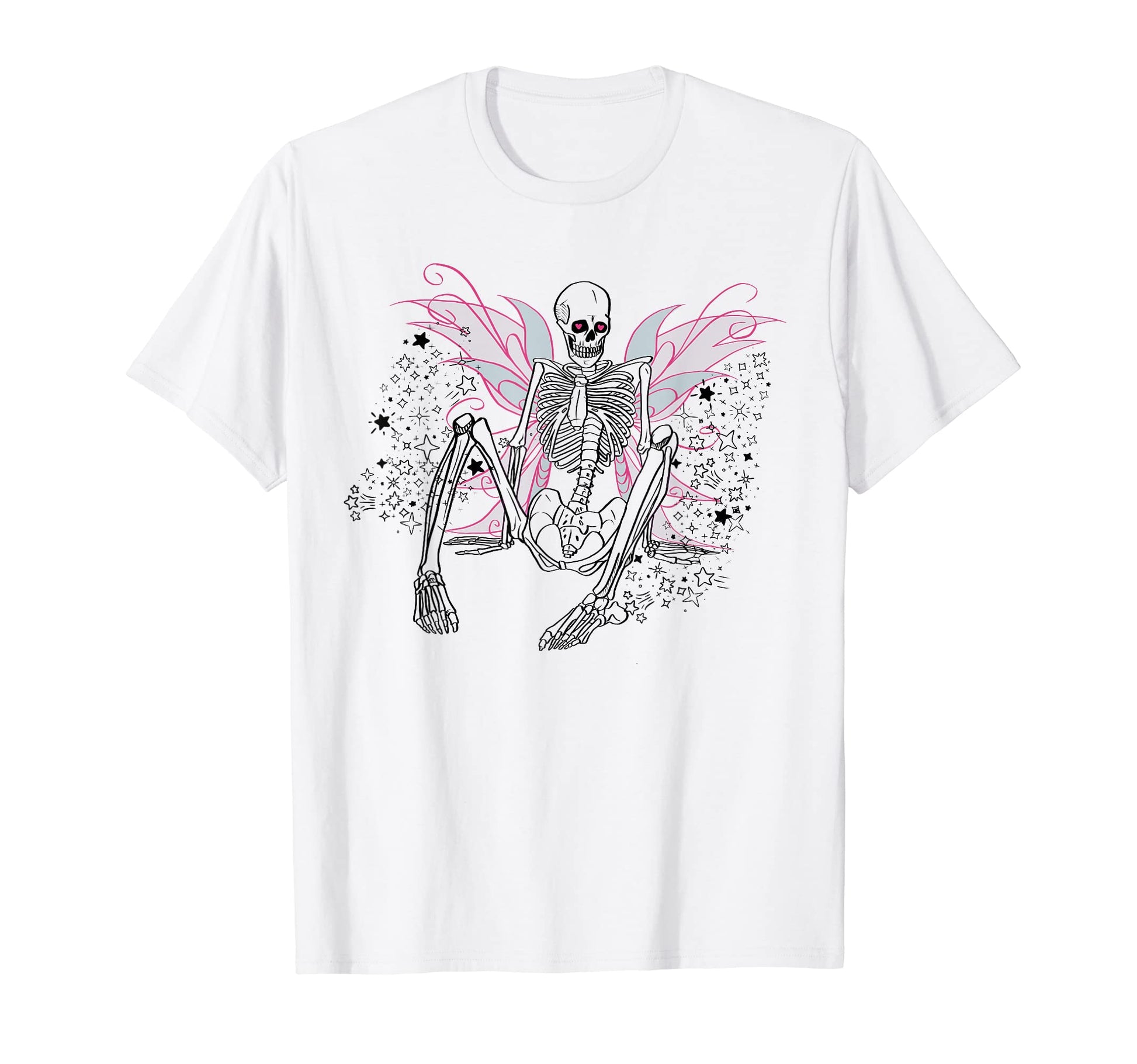 Gothic Skull Fairy Skeleton Y2K T-Shirt - Trendy Graphic Men Women - T-Shirt, Sweatshirt, Hoodie