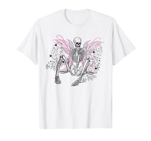 Gothic Skull Fairy Skeleton Y2K T-Shirt - Trendy Graphic Men Women - T-Shirt, Sweatshirt, Hoodie