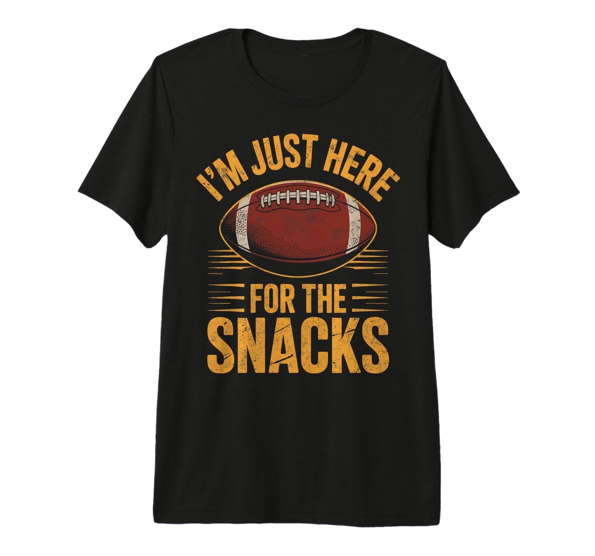 Im Just Here Snack Funny Joke T-Shirt - Minimalist Print Men Women - T-Shirt, Sweatshirt, Hoodie