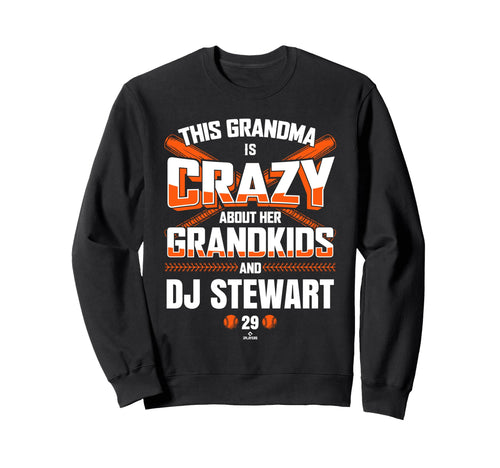 Grandma Crazy Dj Stewart New York Sweatshirt - Trendy Graphic for Adults - T-Shirt, Sweatshirt, Hoodie