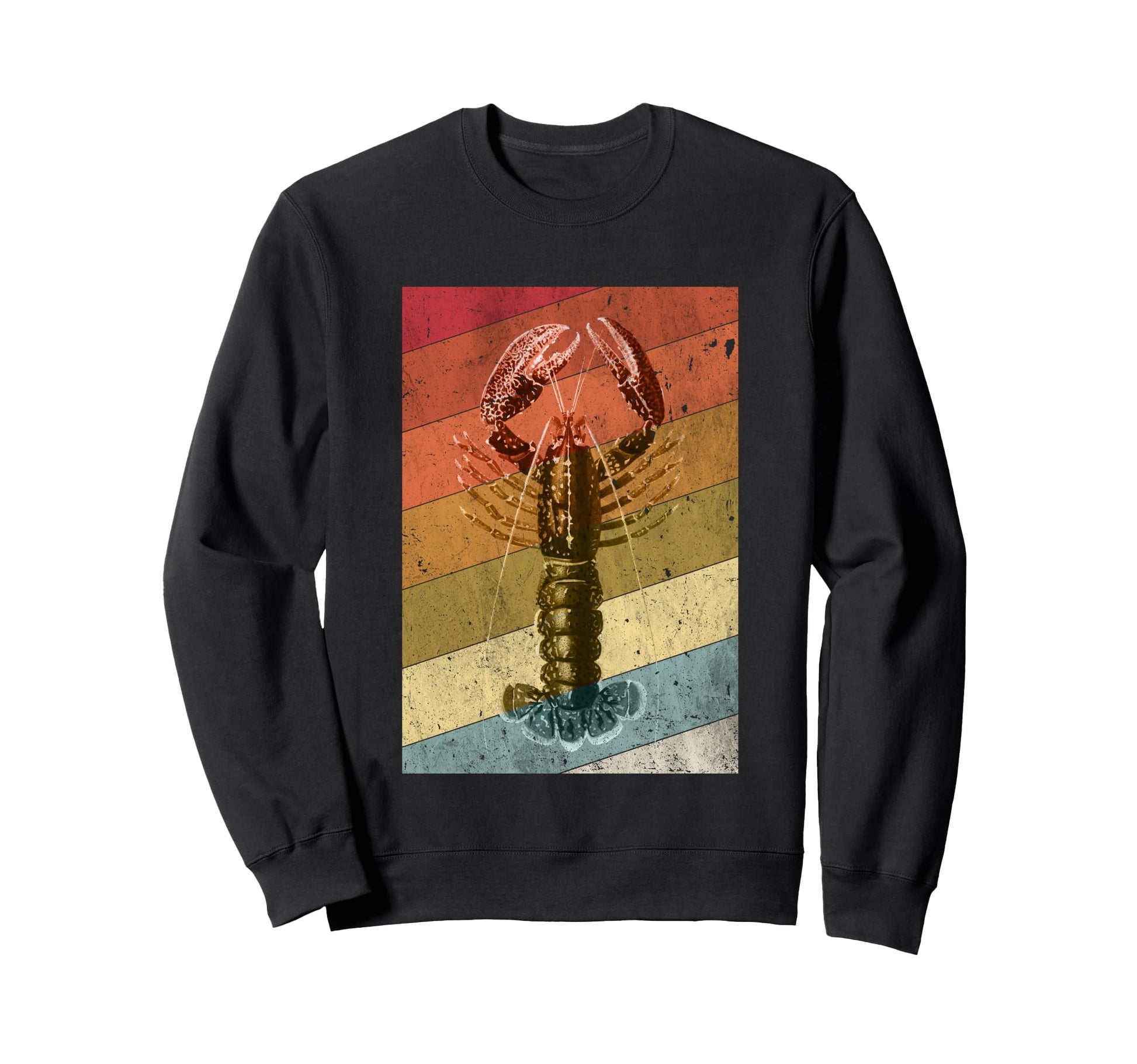 Lobster Ocean Vibes Hoodie - Custom Art Print Unisex - T-Shirt, Sweatshirt, Hoodie