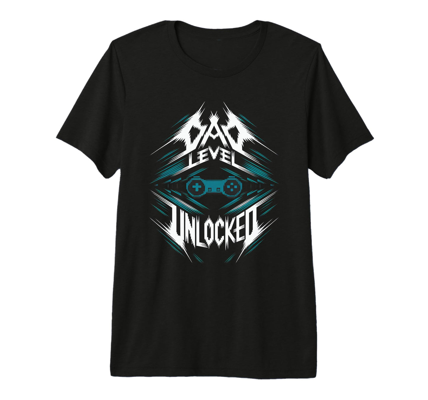 Mens Dad Level Unlocked New Daddy T-Shirt - Casual Everyday Wear Unisex - T-Shirt, Sweatshirt, Hoodie