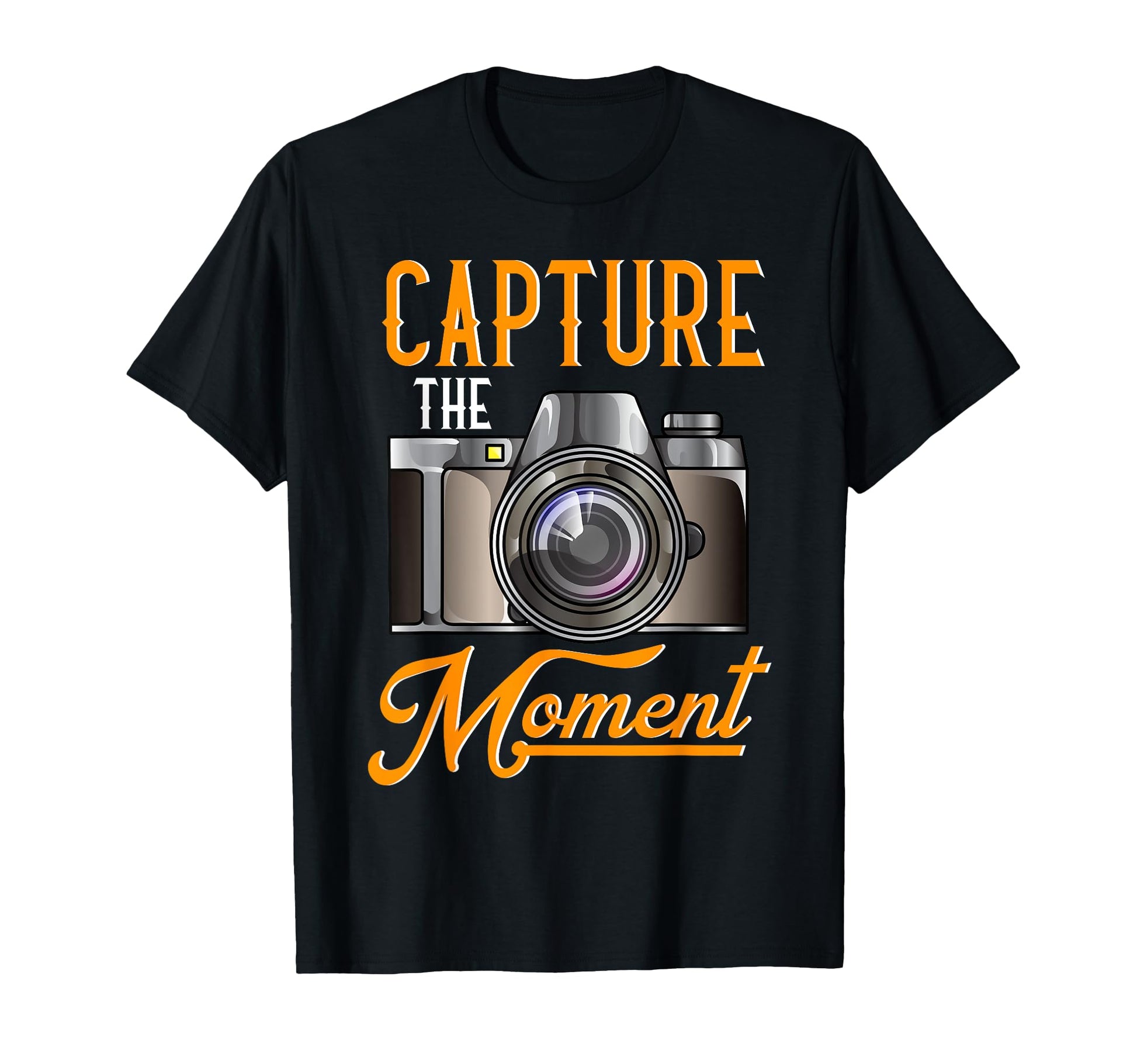 Capture Moment Photography Camera T-Shirt - Graphic Print Unisex - T-Shirt, Sweatshirt, Hoodie