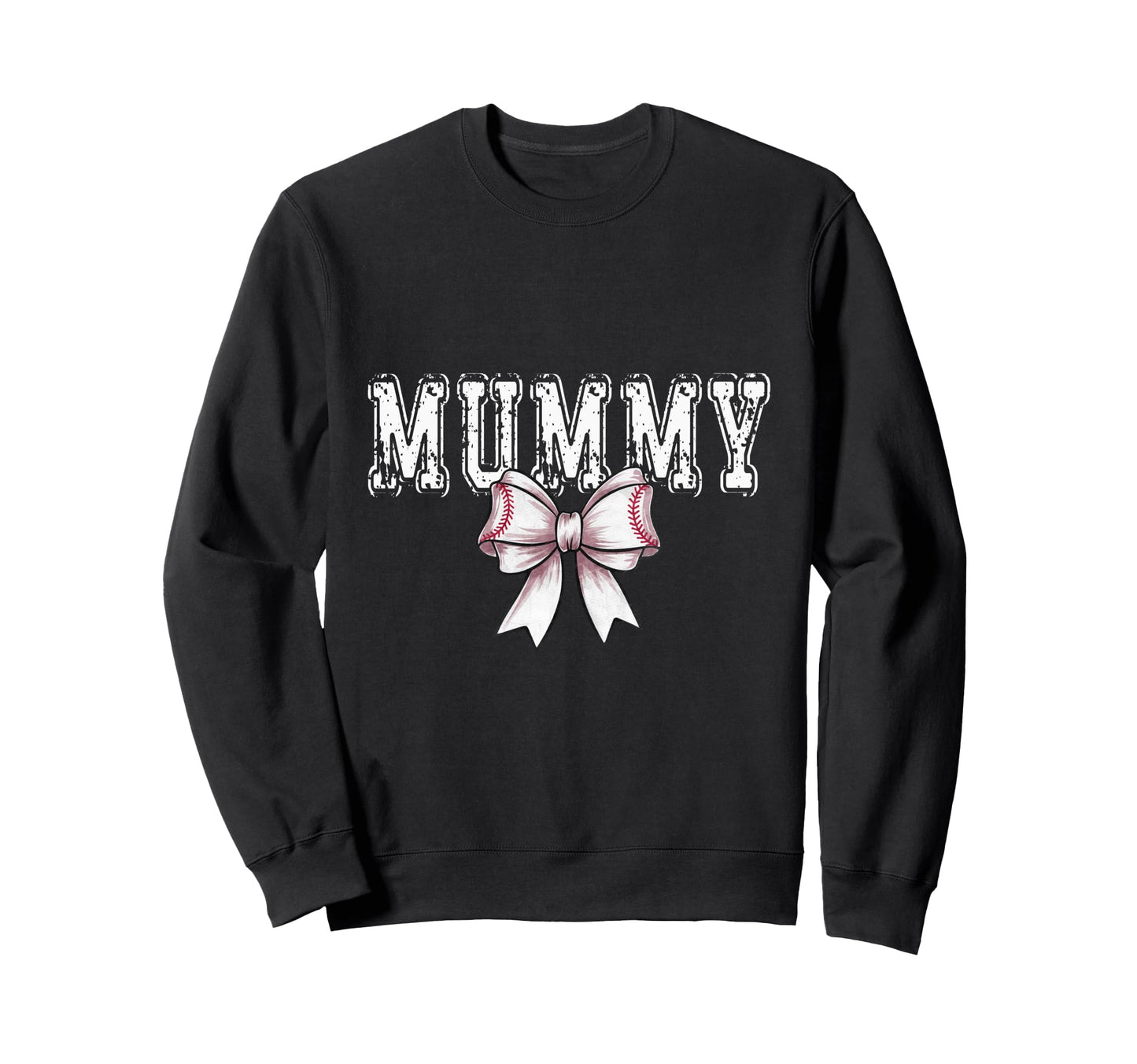 Coquette Baseball Mummy Spirit Sweatshirt - Fun Novelty Design for Adults - T-Shirt, Sweatshirt, Hoodie