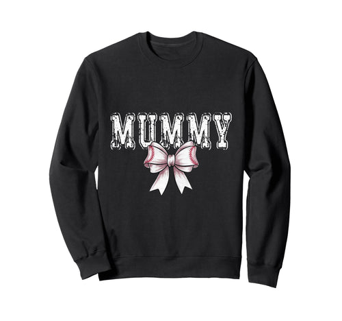 Coquette Baseball Mummy Spirit Sweatshirt - Fun Novelty Design for Adults - T-Shirt, Sweatshirt, Hoodie