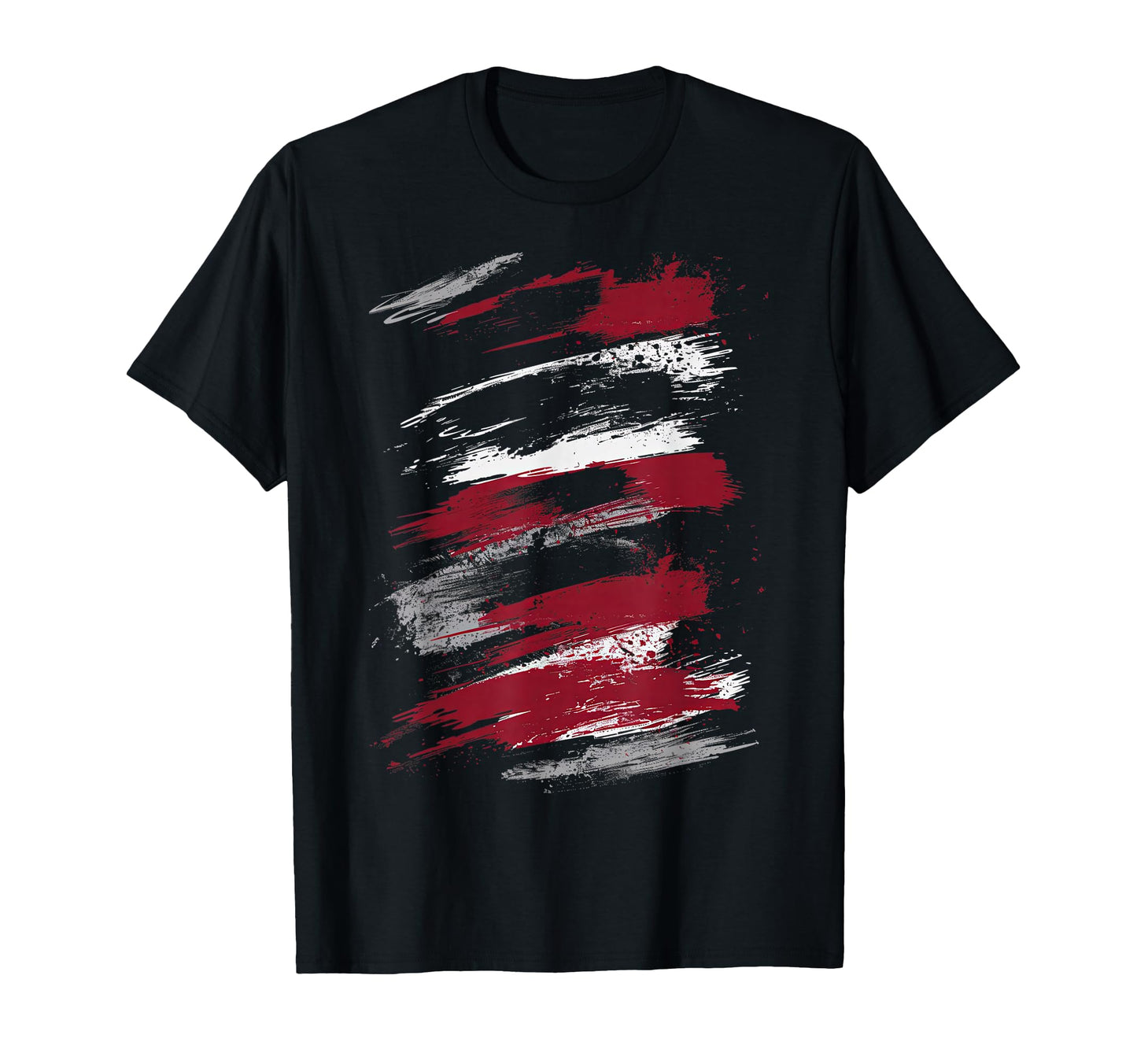 Red And Black Grunge T-Shirt - Minimalist Print Men Women - T-Shirt, Sweatshirt, Hoodie
