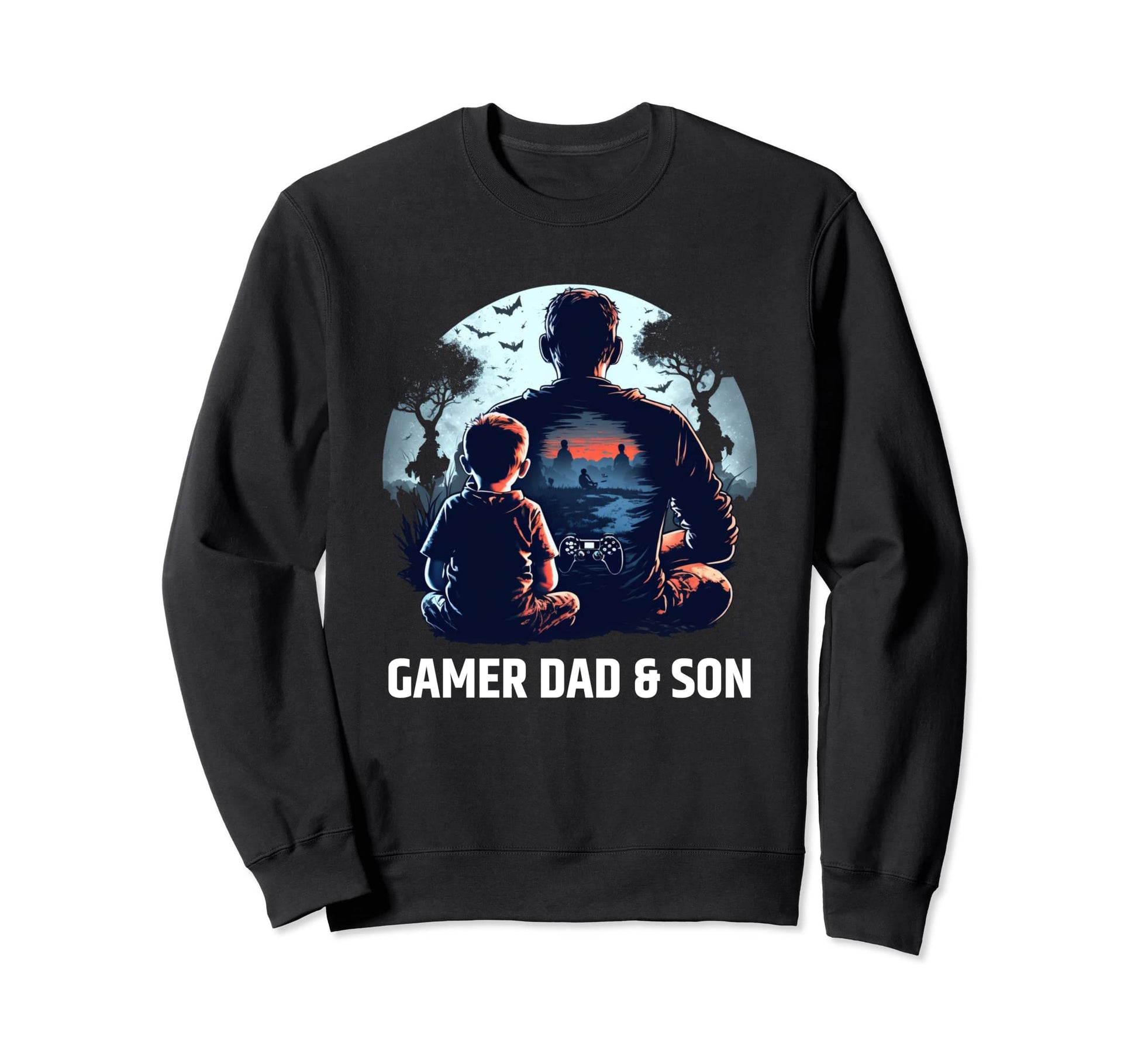 Mens Funny Fathers Day Gift Gamer Sweatshirt - Graphic Print for Adults - T-Shirt, Sweatshirt, Hoodie