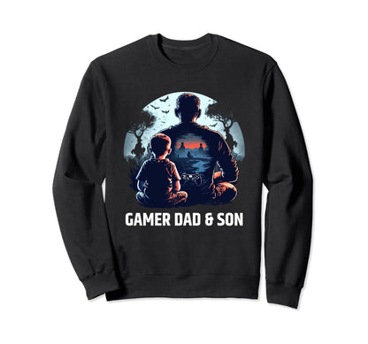 Mens Funny Fathers Day Gift Gamer Sweatshirt - Graphic Print for Adults - T-Shirt, Sweatshirt, Hoodie