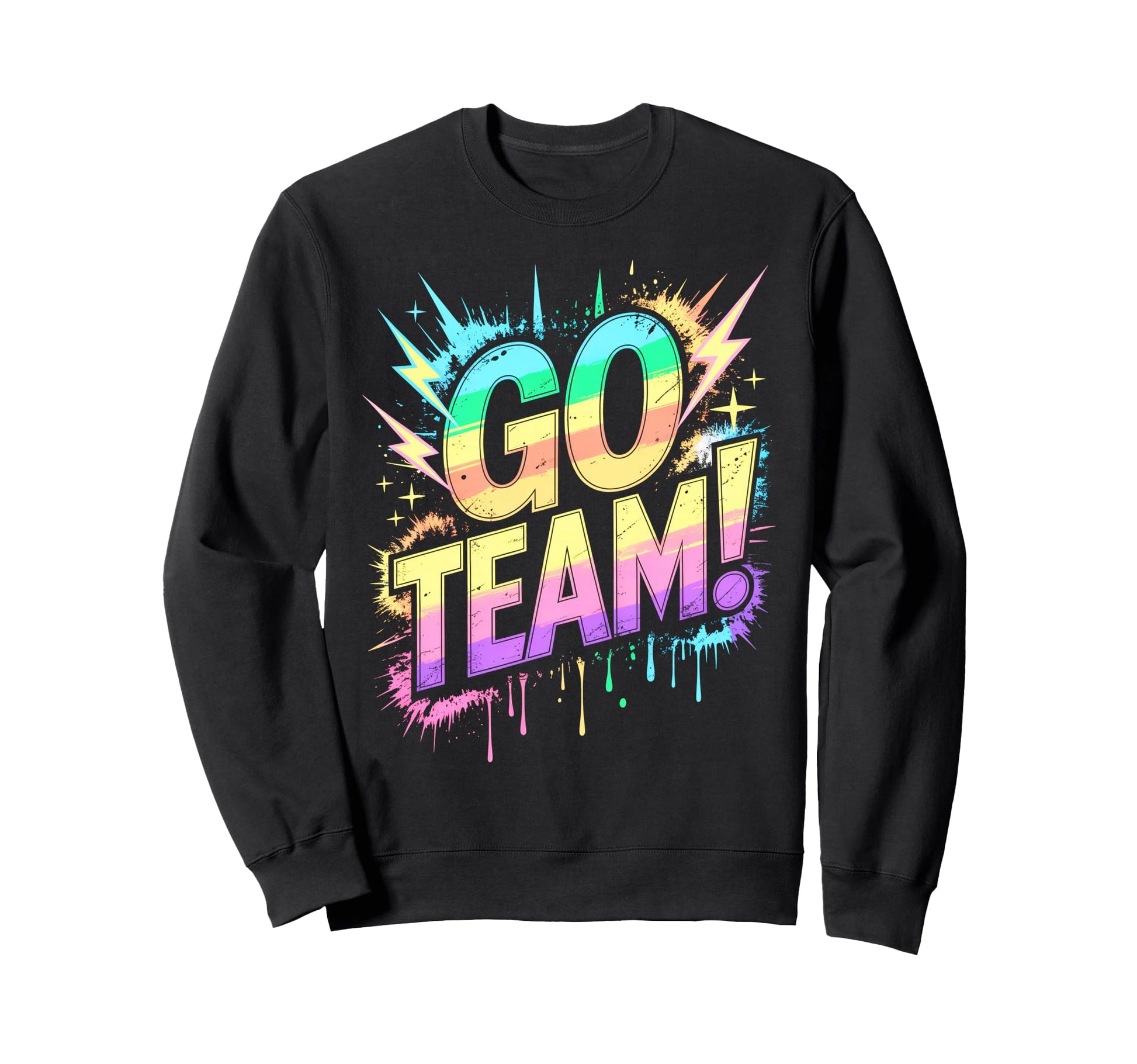 Go Team Sports Tournament Field Day Sweatshirt - Unique Graphic Men Women - T-Shirt, Sweatshirt, Hoodie