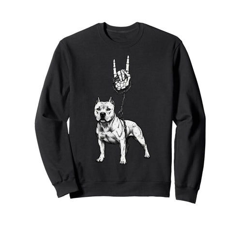 Pitbull Dog Breeder 90S Alt Metal Sweatshirt - Trendy Graphic Unisex - T-Shirt, Sweatshirt, Hoodie