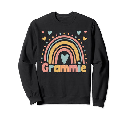 Grammie Birthday Boho Rainbow Sweatshirt - Fun Novelty Design for Adults - T-Shirt, Sweatshirt, Hoodie