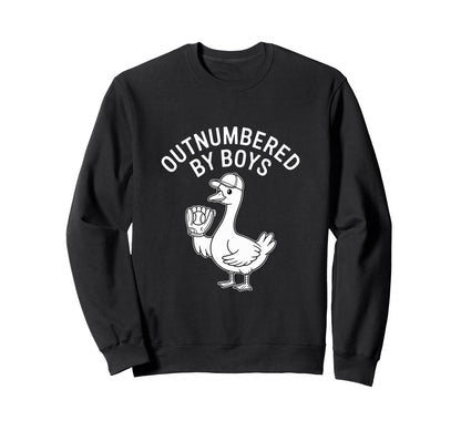 Outnumbered Funny Mom Goose Sweatshirt - Novelty Apparel Men Women - T-Shirt, Sweatshirt, Hoodie