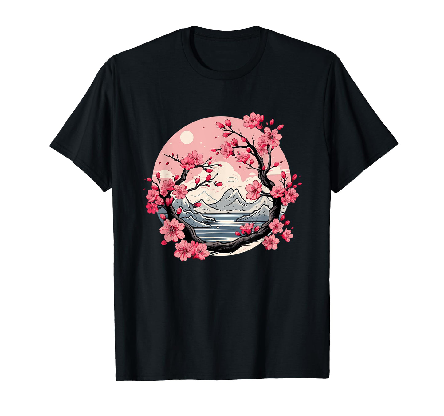 Japanese Aesthetic Vaporwave Cherry T-Shirt - Trendy Graphic for Adults - T-Shirt, Sweatshirt, Hoodie