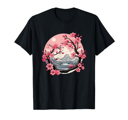 Japanese Aesthetic Vaporwave Cherry T-Shirt - Trendy Graphic for Adults - T-Shirt, Sweatshirt, Hoodie