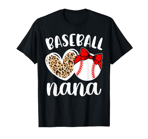 Baseball Nana Proud Nana Baseball T-Shirt - Graphic Print for Adults - T-Shirt, Sweatshirt, Hoodie