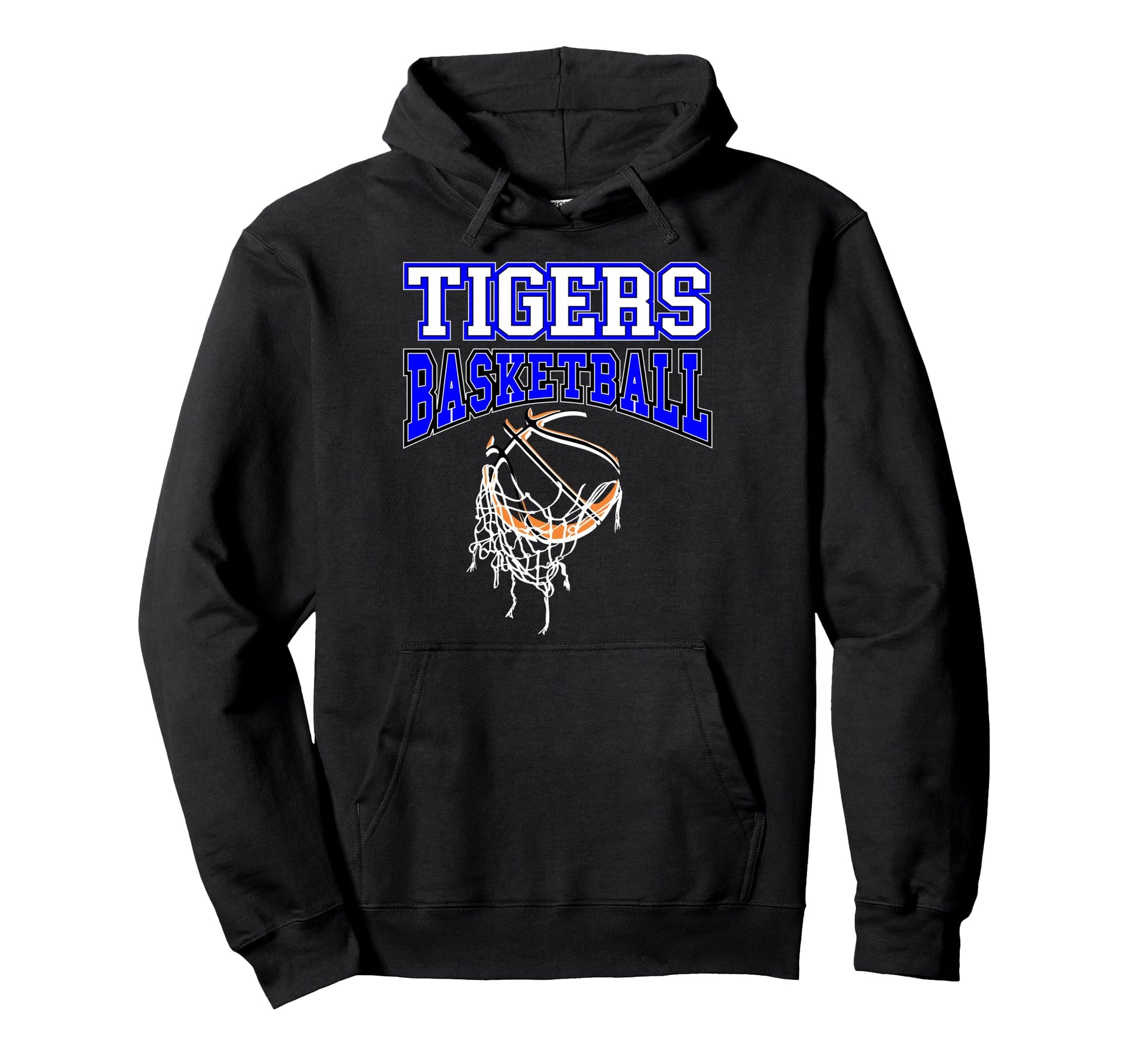 Tigers Basketball Mom Team Game Day Hoodie - Fun Novelty Design Men Women - T-Shirt, Sweatshirt, Hoodie