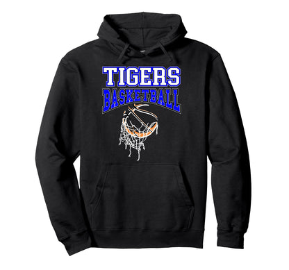 Tigers Basketball Mom Team Game Day Hoodie - Fun Novelty Design Men Women - T-Shirt, Sweatshirt, Hoodie