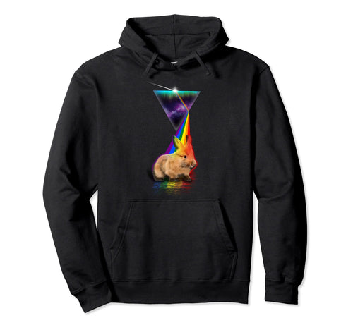 Prism Lionhead Rabbit Hoodie - Minimalist Print for Adults - T-Shirt, Sweatshirt, Hoodie