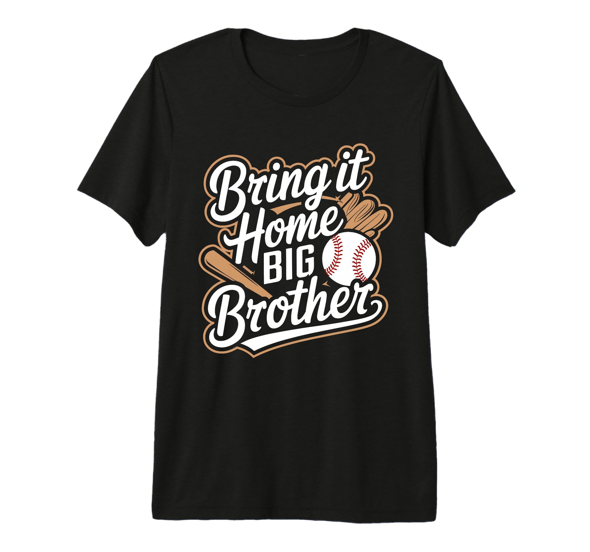 Bring It Home Big Brother Baseball T-Shirt - Minimalist Print for Adults - T-Shirt, Sweatshirt, Hoodie