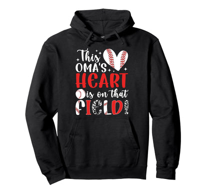 That Field Baseball Oma Baseball Player Hoodie - Novelty Apparel Men Women - T-Shirt, Sweatshirt, Hoodie