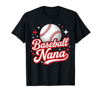 Baseball Nana Baseball Player Nana T-Shirt - Trendy Graphic for Adults - T-Shirt, Sweatshirt, Hoodie