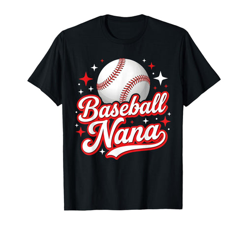 Baseball Nana Baseball Player Nana T-Shirt - Trendy Graphic for Adults - T-Shirt, Sweatshirt, Hoodie