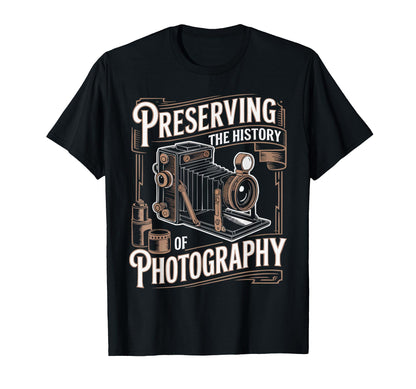 Camera Collector Photography Photographer T-Shirt - Graphic Print Men Women - T-Shirt, Sweatshirt, Hoodie